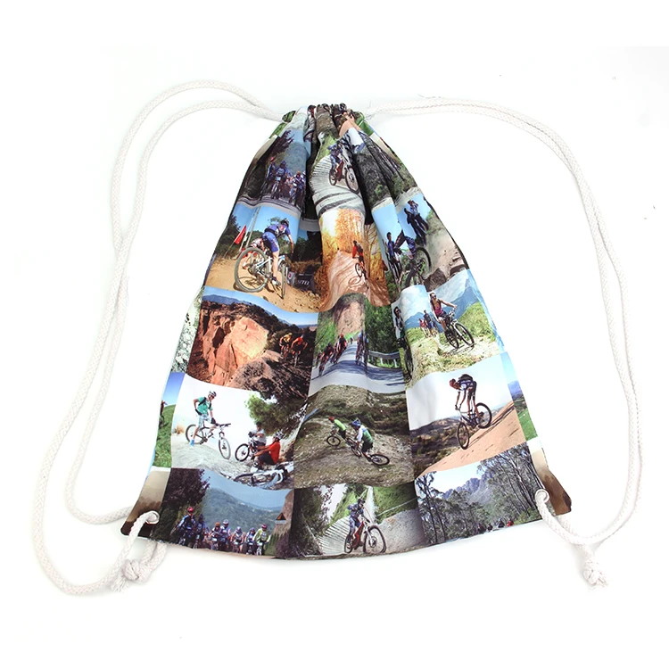 Laminated drawstring bag customization
