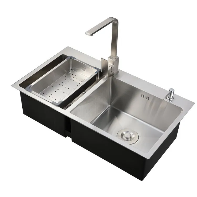 Stainless Steel Double Bowl Sound Deadening Pads Kitchen Sink Buy