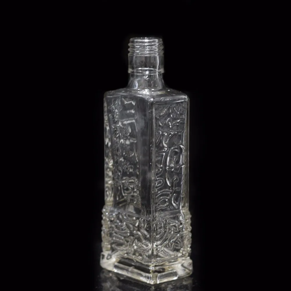 Wholesale 100ml Fancy Empty Glass Wine Bottle With Screw Cap Buy