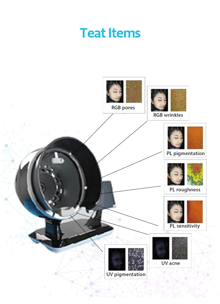 HONKON Professional skin analyzer automatic skin analysis test machine