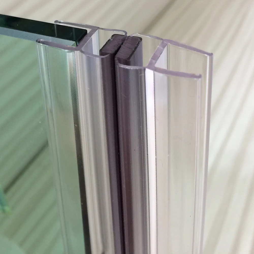 Auto Glass Door Insulation Strips Edge Decorated Protect Strips