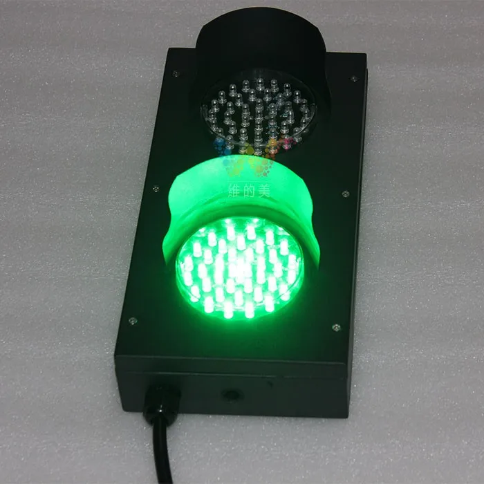 Customized 100mm Red Green Traffic Signal Decoration Light Led Mini