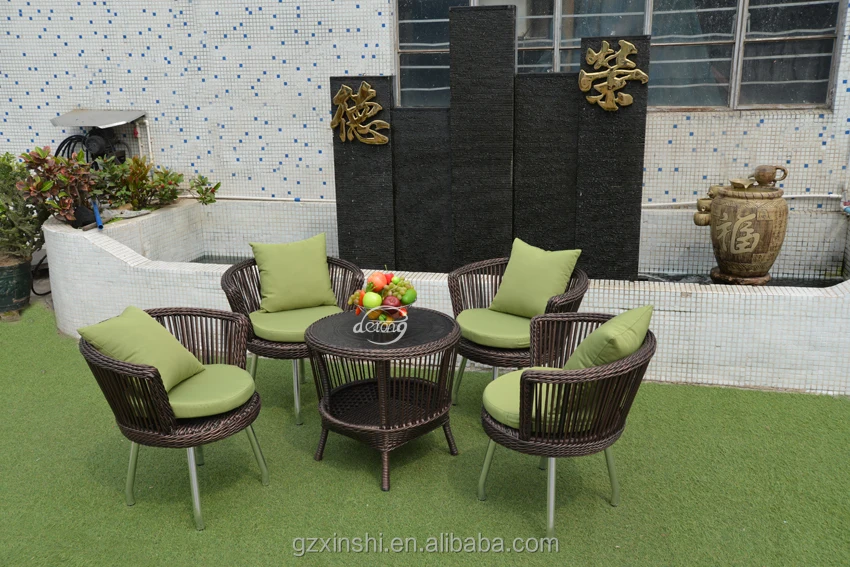 Wholesale Style Rattan Furniture/ Rattan Dining Set Outdoor Dinning