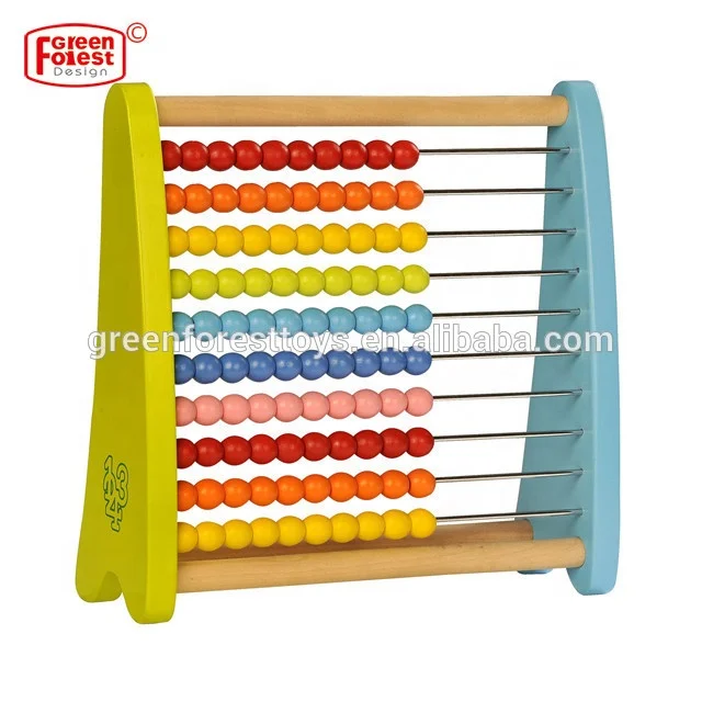 wooden abacus rainbow