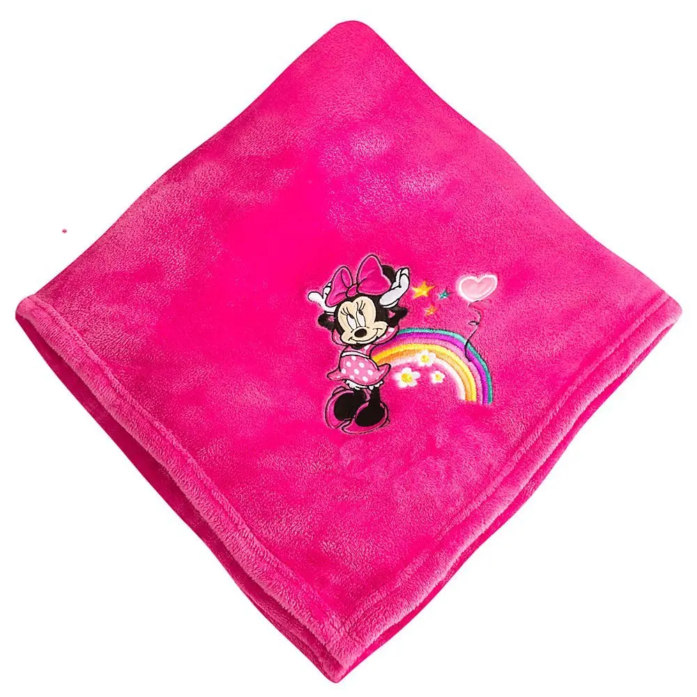 minnie plush blanket