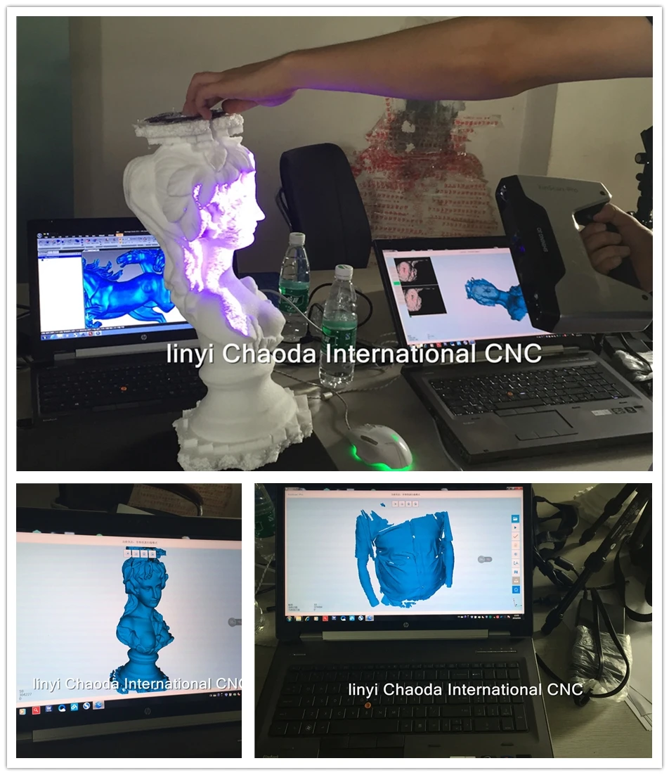 3D木雕佛像雕刻制作五轴数控雕刻机