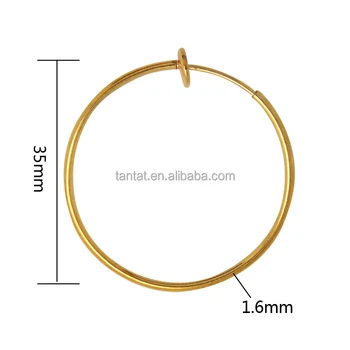 Size Gold Plated Basketball Wires Hoops Earrings Loops Hanging Size Gold Plated Basketball Wires Hoops Earrings Loops Hanging