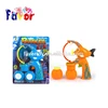 fish shape easy play bubble gun with large size bubble , music and flash light