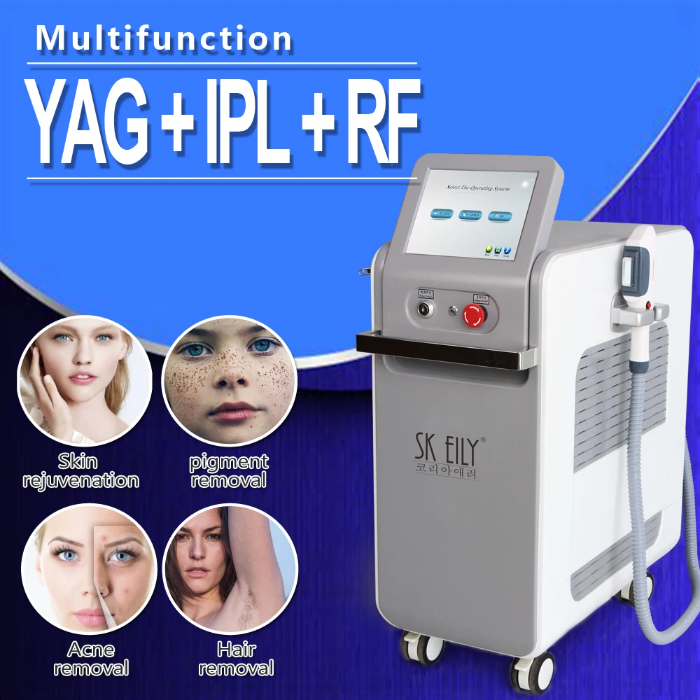 Multifunction Rf Shr Opt Ipl E Light Nd Yag Equipment For Beauty Salons Buy Multifunction 