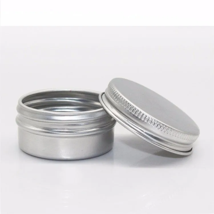 15ml Round Tin Aluminium Can Empty Cosmetic Pots Jar Container - Buy ...