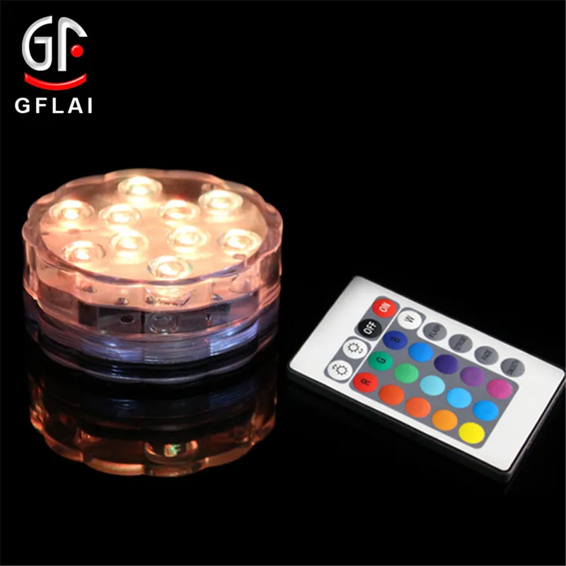 2020 New Products Waterproof Vases Swimming Pool Decorative Fountain LED Submersible Lights for SPA