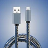 Fashion Fast Charger 1M PU Leather Braided USB Data Micro Cable Mobile Phone Accessories