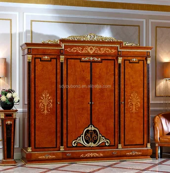 0038 Italian Classic Antique Bedroom Wardrobes Designs View