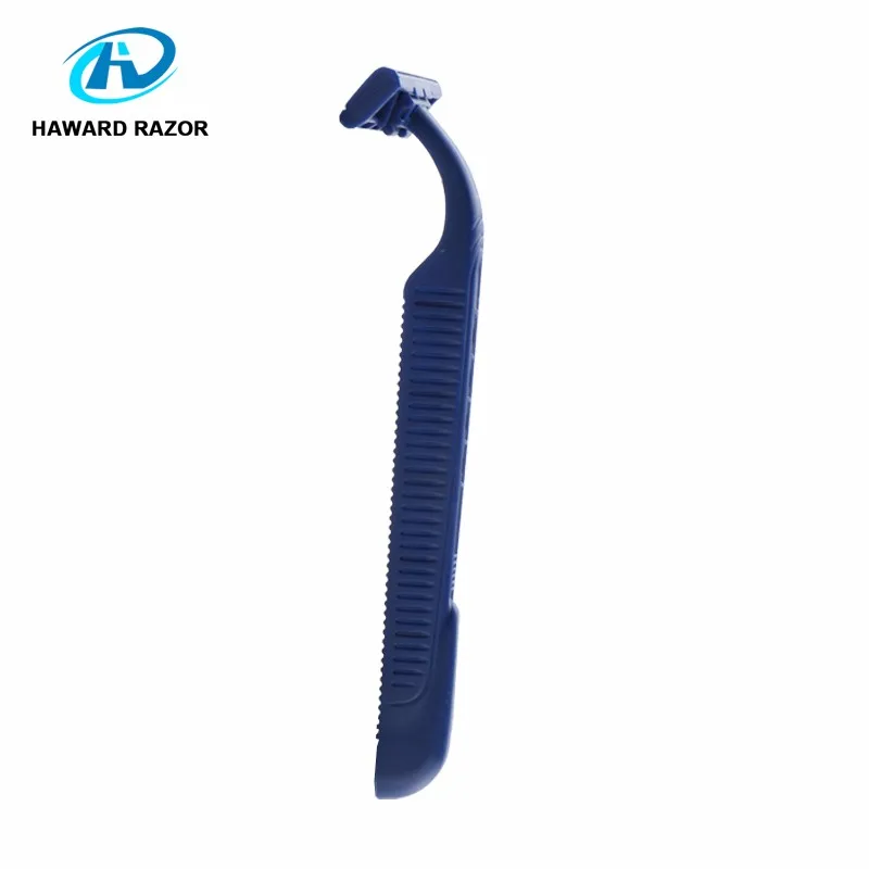 plastic razor 2 blades fixed head disposable razor, View fixed head