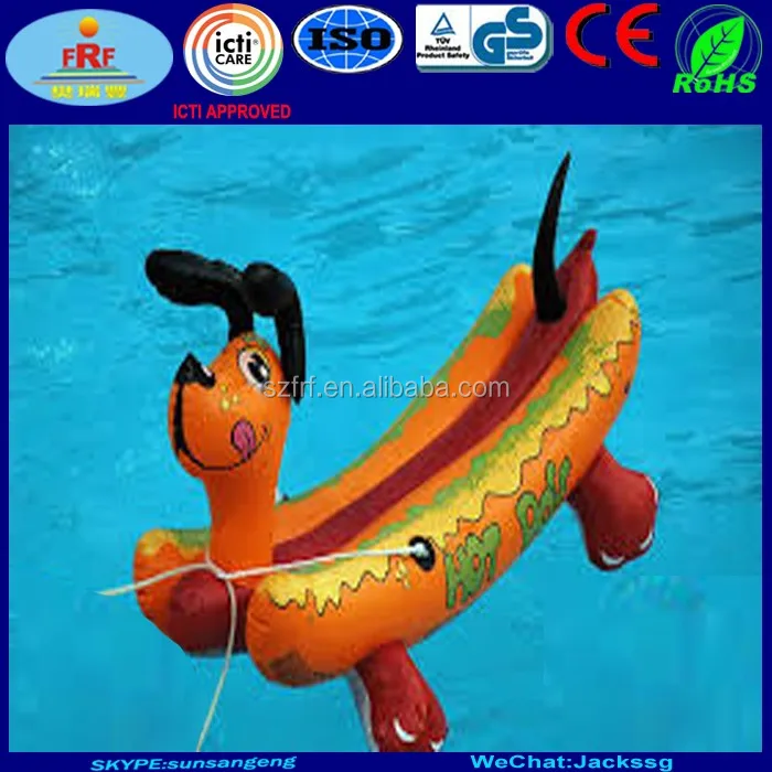 hot dog pool inflatable