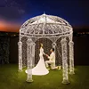 OEM bling bling party event decorations backdrop round arch event decoration centerpieces