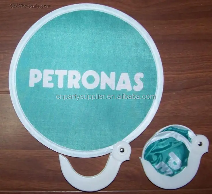 Promotional Nylon Foldable Hand Fans Buy Nylon Folding Fan,Plastic Hand Fan,Round Nylon