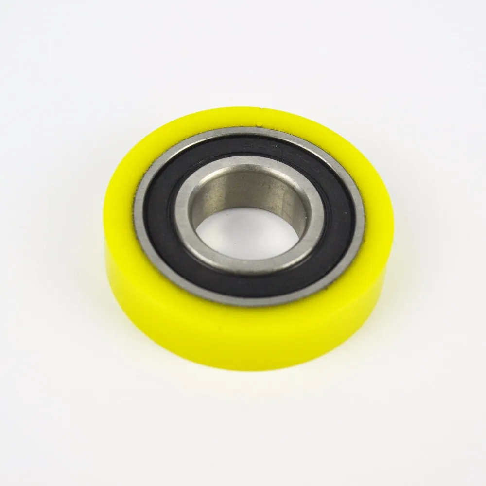 Single Row Polyurethane Rubber Coated Deep Groove Ball Bearing 6006 For
