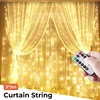Christmas Light Indoor Outdoor light Curtain 300Led Curtain Light For Bedroom Decoration