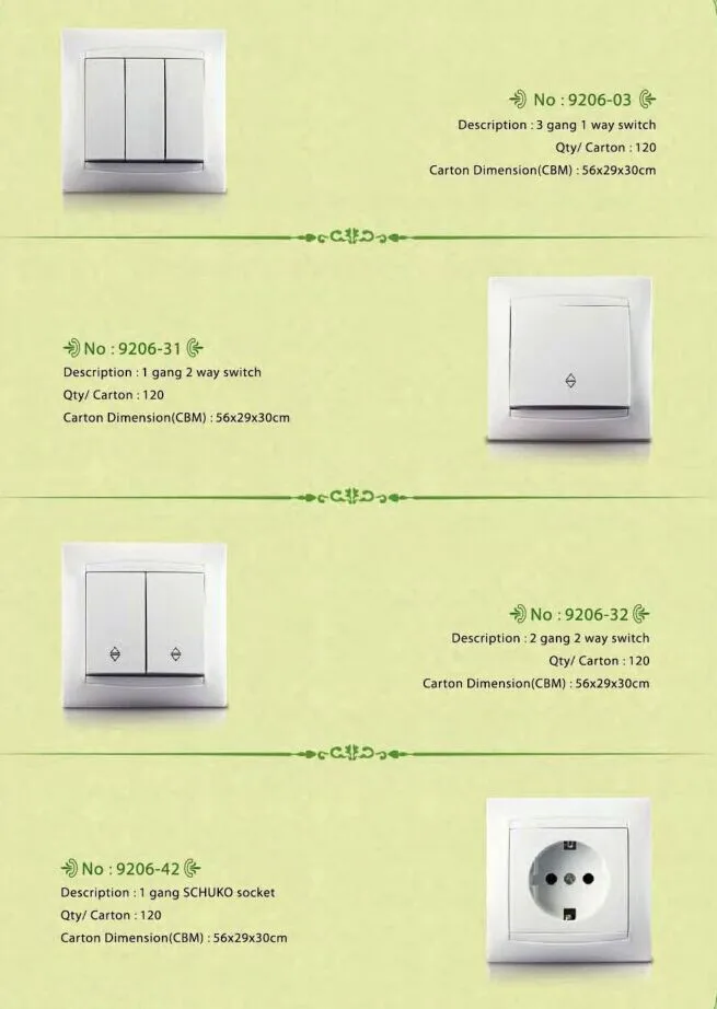 Hot Sale Eu Standard 16a 1 Gang 2 Pin Wall Electrical Socket Wall