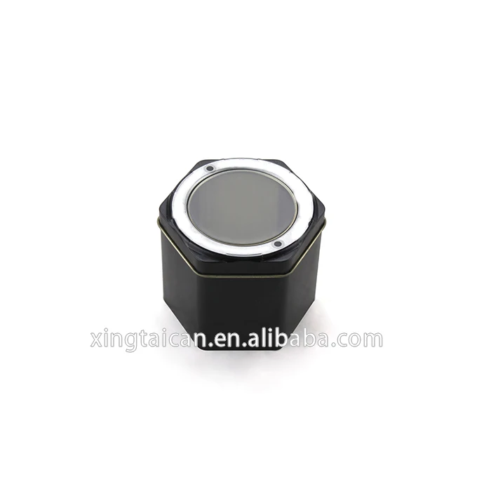 metal Hexagonal tin box