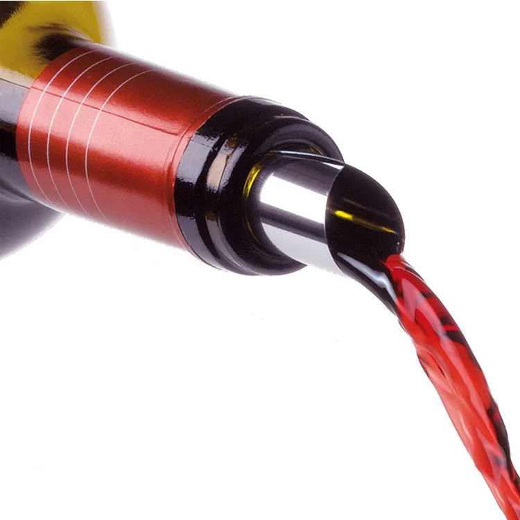 Thin Flexible Pvc Drop Stopping Foil Wine Disc Pourer Spouts Metal Foil