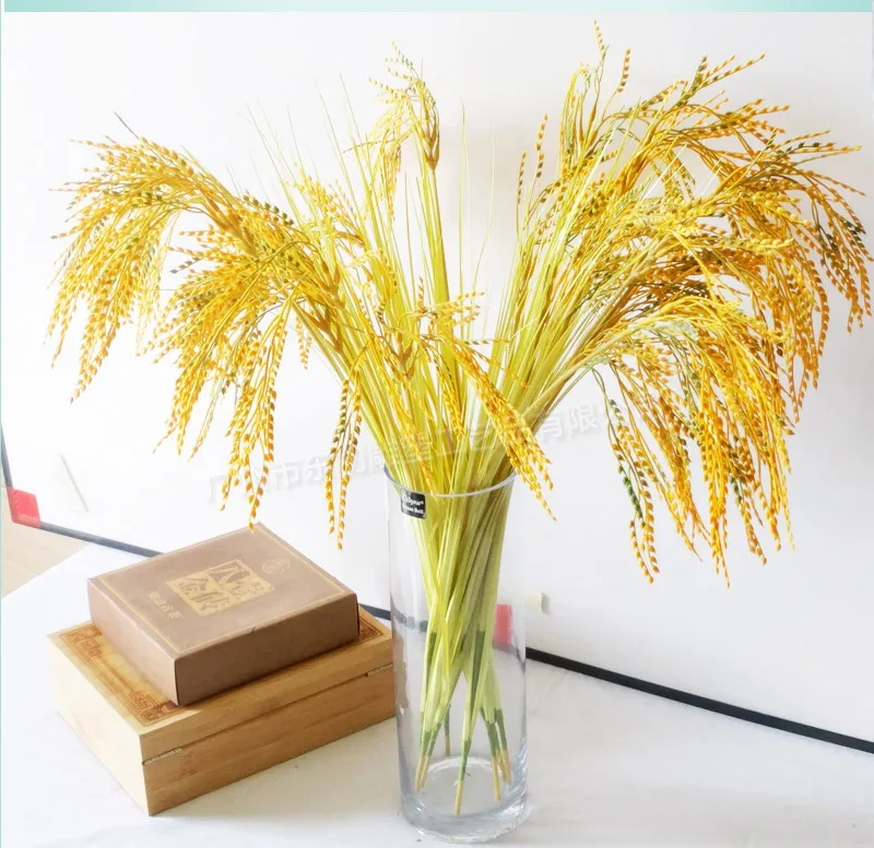 Hot Selling Cheapest For Artificial Grass Paddy Rice Plants For Indoor