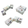 Plastic advertising logo print gifts magic folding cube