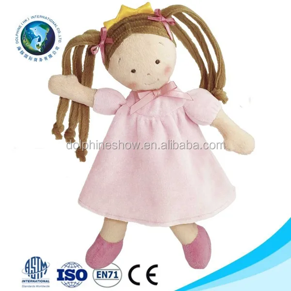 Cheap Rag Cloth Girl Doll Toy Promotional T Custom Cute
