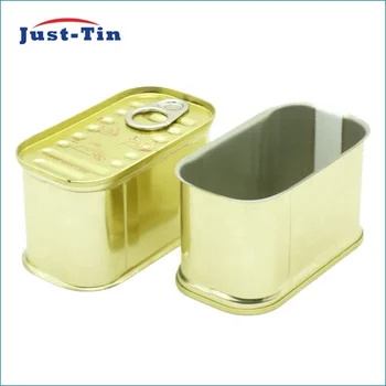 rectangular metal tin containers