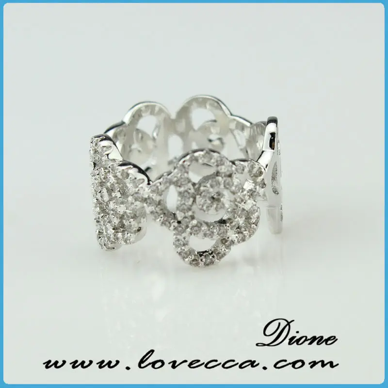 Wholesale Alibaba Gold Wedding Ring Price Cz Sterling Silver Plating