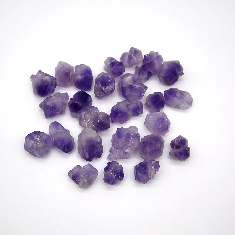 Natural Rock Mineral Amethyst Quartz Crystal Gravel Tumbled Stoned For Sale
