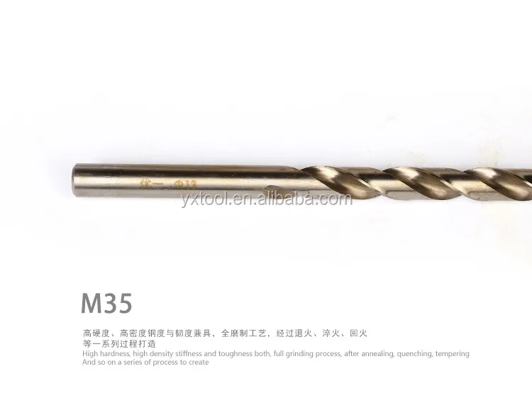 Parallel shank tools hss 5%CO drill bits