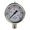 2.5" Shock Proof Stainless Steel Liquid Filled Pressure Gauge 1/4bsp thread