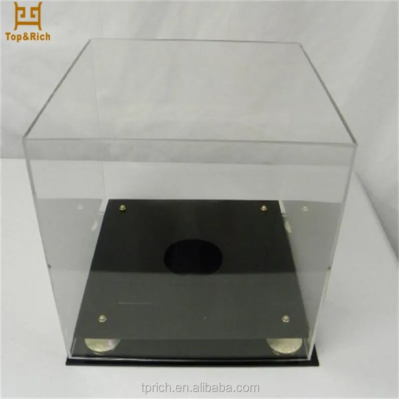 Factory Wholesale Clear Acrylic Display Case Box Lighted Acrylic Helmet