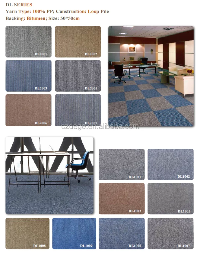 Easy Installation Discount Fun Carpet Tiles Floor Covering 