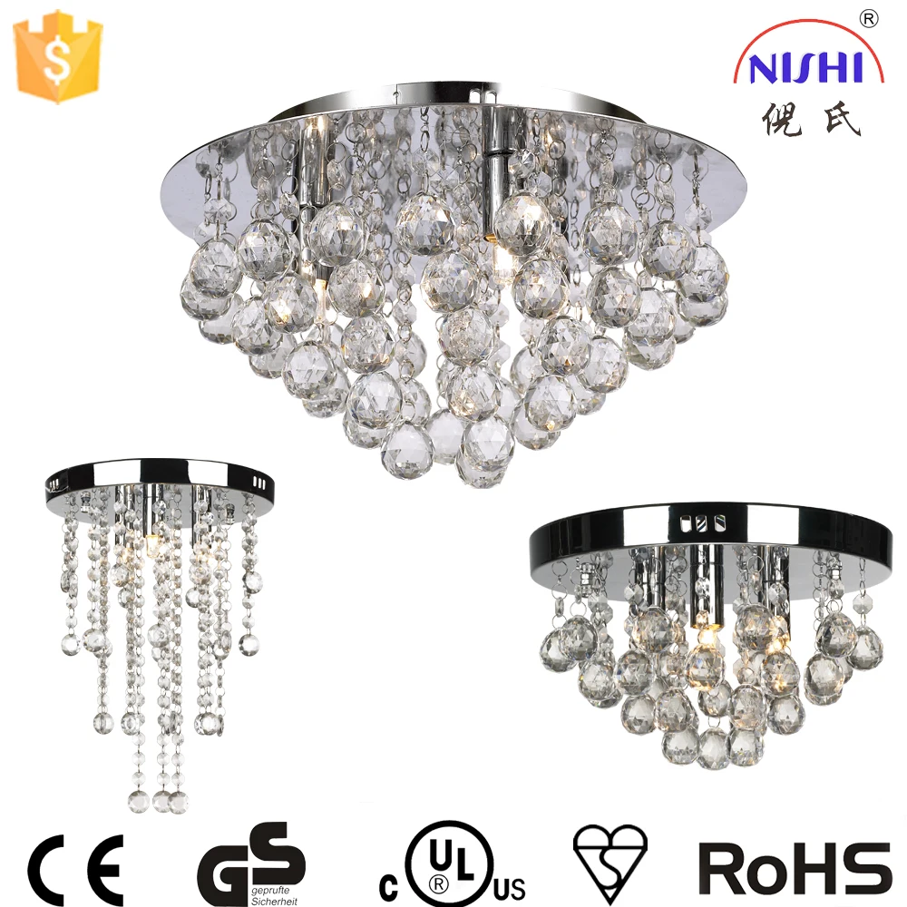Made In China Led Bulbs Strip Light Round Crystal Ceiling