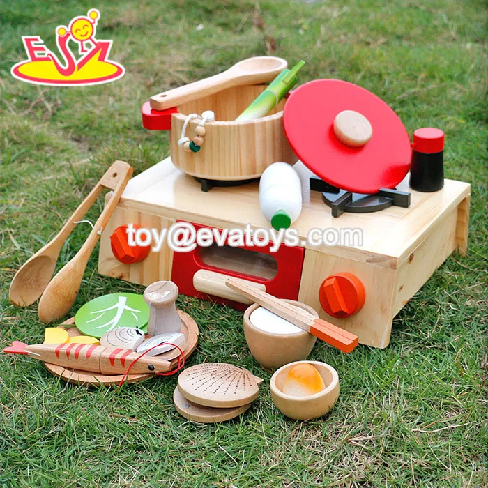 Wholesale Best Sale Children Role Play Wooden Kitchen Toy Set For Sale