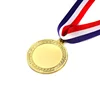 High Quality Custom Logo Gold Silver Bronze Zinc Alloy Sports Medal With Blank Insert Space