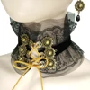 LX506 Gothic Lolita Retro Necklace Female Clock, Lace, Gear Set and Chain Jewelry Cross-border Wholesale of Foreign Trade