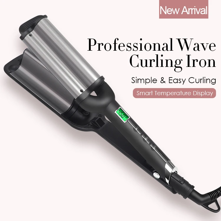 Kaylux Professional Digital Deep Hair Waver Triple Barrel Curling