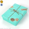 Sinicline 2017 new arrival colorful printed paper box for packaging with linen string