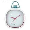 Nice Quality Home Deco Metal Blue Square Alarm Clock for Wholesale