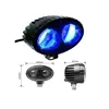 10W BLUE LED Forklift Safety Warning Lamp 4D Len Truck Indicator Work Light Spot