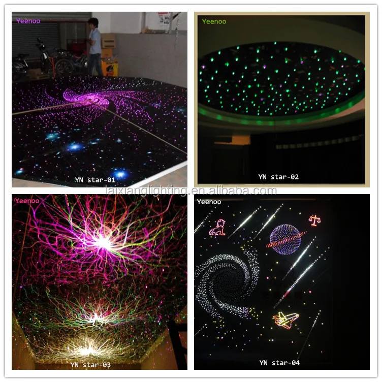 DIY Beautiful Ceiling Decorative LED Optical Fiber Sky Star Suction Top Lights Ceiling Light