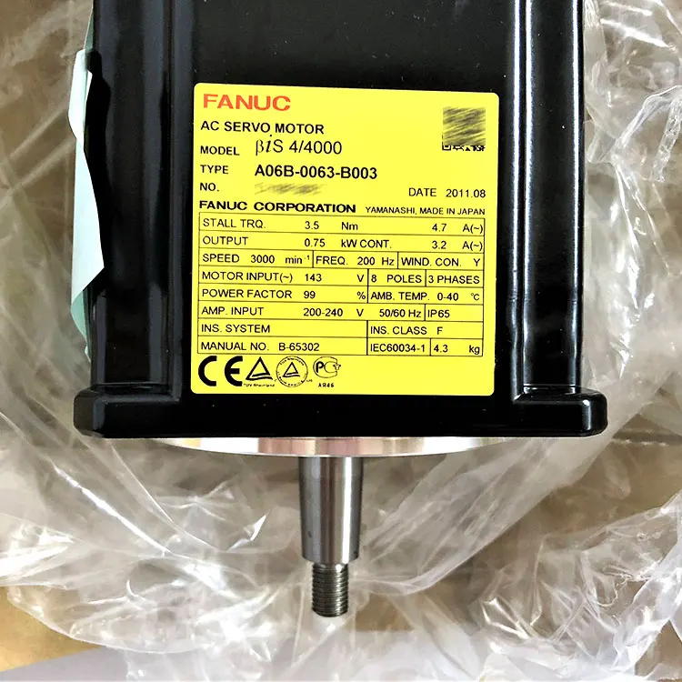 A06B-0063-B003 Mới Gốc Fanuc Nghiêng Trục Động Cơ Servo