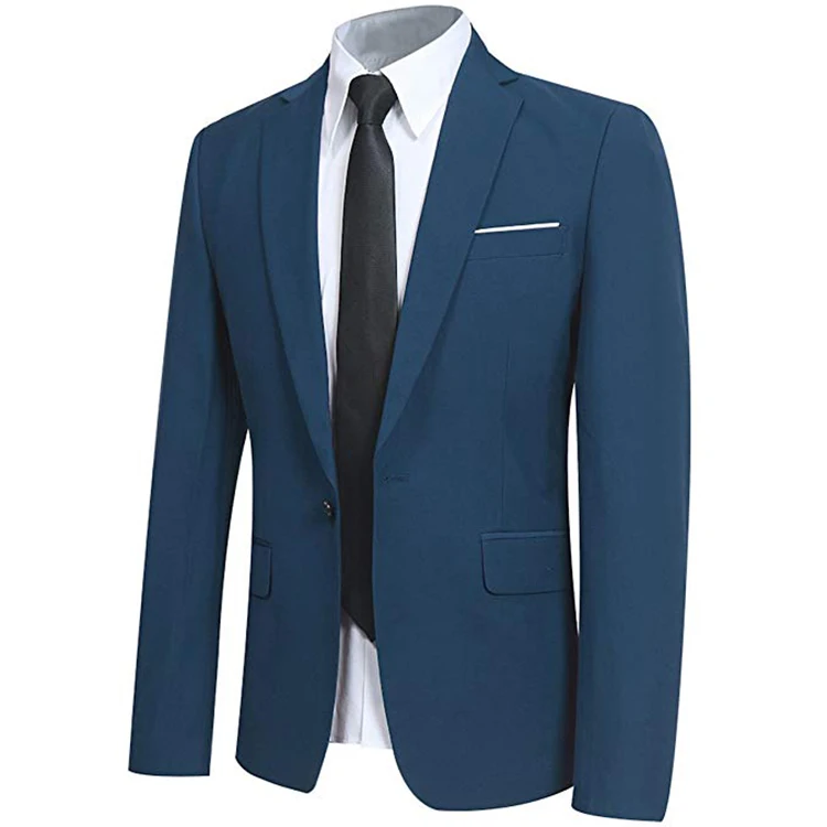 Mens One-Button Blazer Tuxedo Casual Dress Suit Slim Fit Jackets & Trousers&Vest 