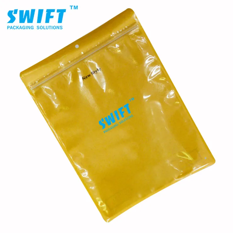 Color Custom Clothes Black Pvc Clear Zipper Plastic Ziplock Bags Ring Shirt Bag Manufacturer In Karachi