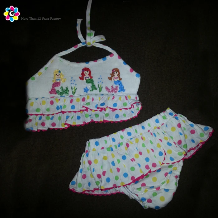 smocked bathing suit baby