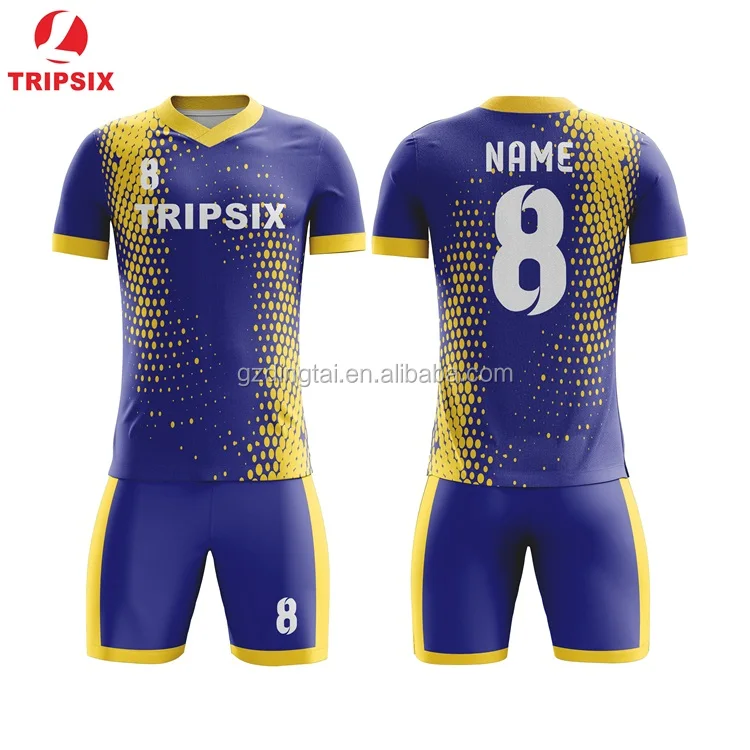 Color Combination Light Weight Training Soccer Jersey